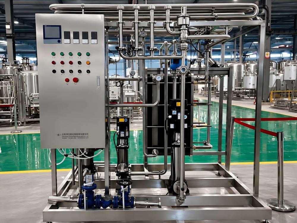 Flash Pasteurizer in Brewery